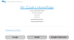 Desktop Screenshot of dcook.info