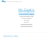 Tablet Screenshot of dcook.info
